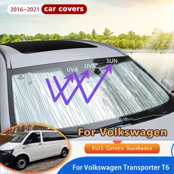Pentru Volkswagen Transporter T6 T6.1 2016~2021 2018 Masina Geam Parbriz Umbrele De Soare Reflector Parasolar Parasolar Accesorii Auto
