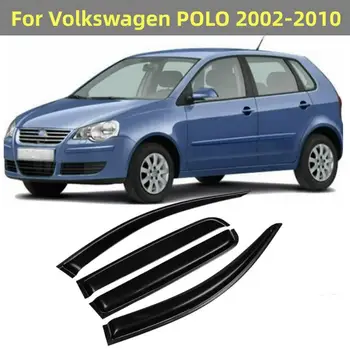 Pentru Volkswagen VW POLO 2002-2010 Car Styling Fereastra Visor Soare Ploaie Deflector de Paza Copertine Adăpost Ornamentul Exterior Accesorii