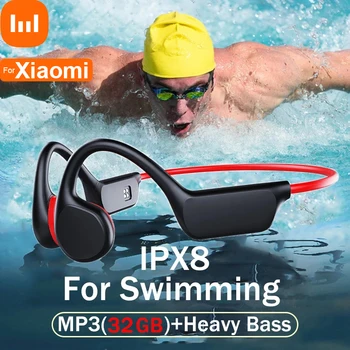 Pentru Xiaomi Conducție Osoasă setul cu Cască Bluetooth Sweatproof rezistent la apa IPX8 Cască Pentru Înot în aer liber Sport 32GB Bass Cască