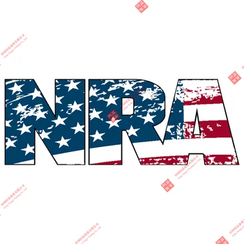 Personalitate ANR National Rifle Association Drepturile de Arma al 2-lea Amendament Steagul American Autocolant Auto Decal Decor Laptop