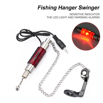 Pescuit Cuier Swinger Iluminate cu LED Peștele Mușcă de Alarmă Musca Pescuit Indicatori Lanț Cuier Instrument de Pescuit Aborda Accesorii