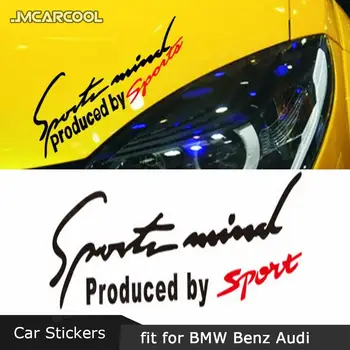 Plastic Stil Sport Autocolante Auto Emblema, Insigna Decal Capota Autocolante Auto accesoriile pentru Audi, BMW, Benz Pentru Decor