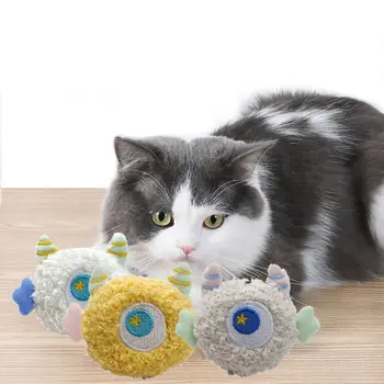 Plus Cat Dinti de Slefuire Jucărie Interactiv Moale Pisică Jucărie de Mestecat cu Catnip Umpluturi Gaura de Colorat Pisica Jucării de Pluș Scuti de Anxietate