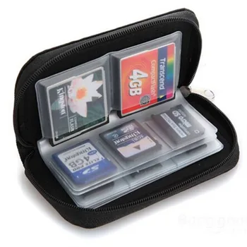 Portabil 22 Sloturi Card Sd Sac De Călătorie Electronice Necesare Fotografie Depozitare Accesorii Organiza Cazuri Care Transportă Gadget Consumabile