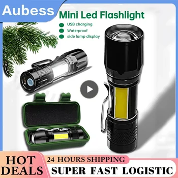 Portabil Mini Lanterna Led Reincarcabila cu Zoom Lanterna LED XP-G Q5 Flash de Lumină Lanterna 3 Moduri de Iluminare Camping Lumină Nouă