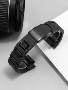Pătrat mic din Plastic în aer liber de Înaltă Calitate Watchbands pentru Casio DW-6900 9600 5600 GW-M5610 B5600 16mm Negru Accesorii