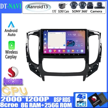 Qualcomm Android13 Pentru Mitsubishi Pajero Sport 3 L200 5 Triton 3 2015 - 2019 Masina RadioMultimedia Jucător de Navigare GPS Carplay