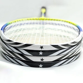 Racheta de Badminton Cap de Protecție Autocolant Multi-culoare Anti-frecare Simplu Demontare Portabil Bat Cadru Bandă Linie Protector Diy