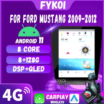 Radio auto Pentru Ford Mustang 2009-2015 Android Auto Multimedia Auto CarPlay Tesla Stil Bluetooth, 4G, GPS de Navigare Stereo