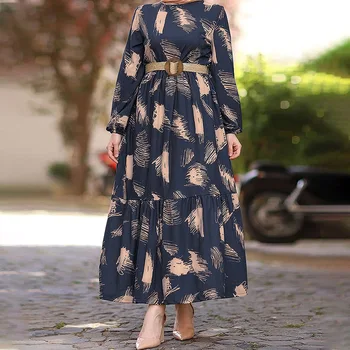 Ramadan Eid Abaya Dubai Turcia Kimono Femme Musulmane Musulmane Hijab Rochie Maxi Islam Abayas Pentru Femei Halat De Caftan 2024