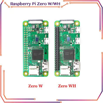 Raspberry Pi Zero W/WH cu 40 de PINI pre-lipite GPIO Anteturile cu WIFI și Bluetooth în Demo Largă de 1GHz CPU RPI181