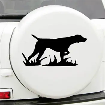 Rece Câine De Vânătoare Autocolant Auto Styling Decal Bara Fereastra Laptop Decor De Perete