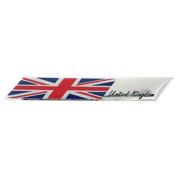 Regatul Unit Masina Emblema Autocolante Anglia Union Jack Flag Aliaj De Aluminiu Masina Emblema Autocolante Regina Platinum Jubilee Cosplay
