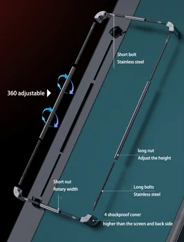 Reglabil La Șocuri Metal Inoxidabil Bara De Protecție Caz Pentru Xiaomi 13 Pro Caz Xiaomi 13 Ultra 2023 Acoperi