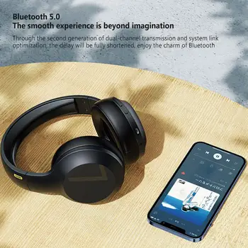 Remax Wireless Bluetooth5.0 Căști Subwoofer de Reducere a Zgomotului Joc Cască Cap-montat Sport Căști Pentru Ios Android