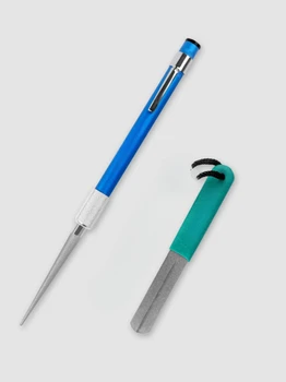 Retractabil Diamant Ascutit Tijă De Pescuit, Cârlige Ascuțitoare De Cuțit Zimțat Ascuțitoare Portabil Mini Creion Ascuțitoare Multiple Instrument