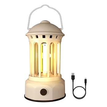 Reîncărcabilă LED Camping Lanternă Pentru Withor Pene de curent (Bej) Durabil, Ușor De Utilizat