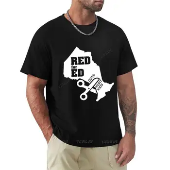 Roșu Pentru Ed Ontario Reduceri Rănit Copii - Alb Logo T-Shirt, bluze camasi grafice tricouri personalizate tricou de designer t shirt barbati
