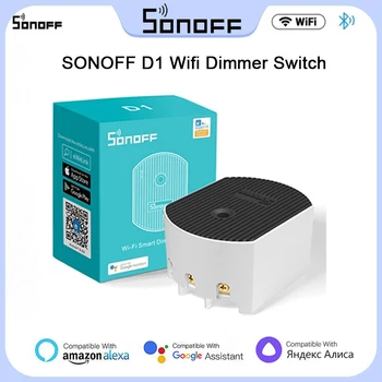 SONOFF D1 Wifi intrerupator de Lumina Comutator Alexa Google DIY Acasă Smart Switch EWeLink APP Voce RM433 RF Control de la Distanță