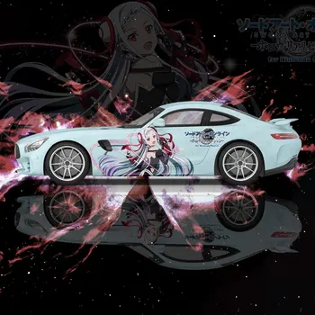 Sabie De Arta On-Line Fată Anime Accesorii Auto Corpul Autocolant Anime Itasha Parte Masina Decal Autocolant Corp Autocolant Masina De Decorare Autocolant