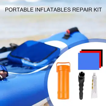 Schlauchboot Kit de Reparare Paddleboard Kit de Reparare Premium Impermeabil Truse de Reparații pentru Bărcile placă cu padele Piscine pentru Rapid