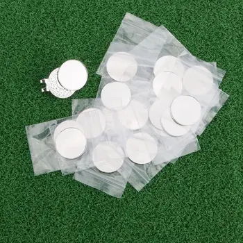Sport Accesorii Sport Instrument de 25mm Argint Volte Bile Poziția Markeri Golf Visor Capac Clipuri Golf Hat Clip Golf Ball Markeri