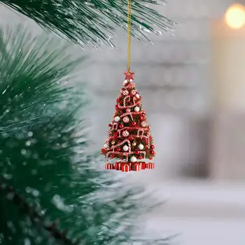 Star Design Agatat Ornament Acrilice Pom De Crăciun Ornament Crăciun Bile De Bomboane De Trestie De Stele Fereastra De Proiectare Perete Mașină Pandantiv