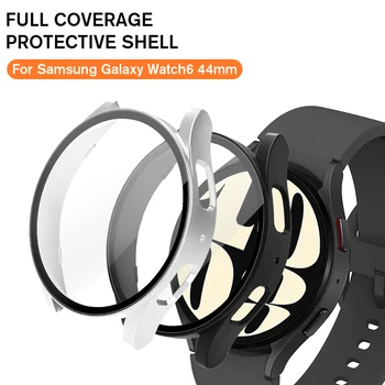 Sticla+PC Cover pentru Samsung Galaxy Watch 6 44mm 40mm Bara de Protecție Caz Galaxy Watch6 Ceas 6 smartwatch Accesorii