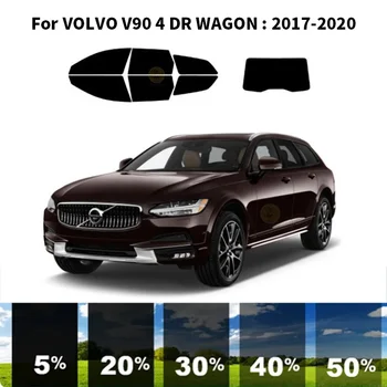 Structuri nanoceramics masina UV Fereastră Tentă Kit Fereastră de Film Auto Pentru VOLVO V90 4 DR VAGON 2017-2020