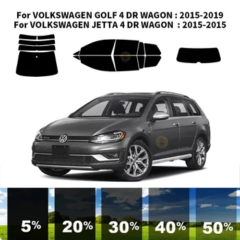 Structuri nanoceramics masina UV Fereastră Tentă Kit Fereastră de Film Auto Pentru VOLKSWAGEN GOLF 4 DR VAGON 2015-2019