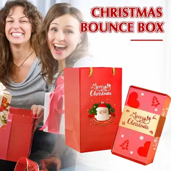 Surpriză de crăciun Jumping Box Cutie de Cadou Diy Hârtie Pliere Cutie de Bani de Ziua de nastere Surpriza de Nunta Sări Cutie De Crăciun P8O9