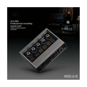 TEYUN Q16 Înregistrare Microfon placa de Sunet placa de Sunet USB Mixer Audio Microfon Inregistrare Live K Cântec