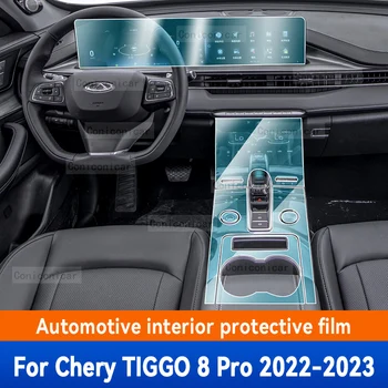 TPU cutie de Viteze Panoul de Film de Bord de Protecție Autocolant de Interior Anti-Zero Accesorii Auto Pentru Chery Tiggo 8 pro max 2021 2022
