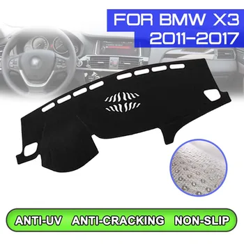 Tabloul de Bord auto Mat Anti-murdar Non-alunecare de Bord Capac Mat Protectie UV Umbra Autocolant pentru BMW X3 2011 2012 2013 2014 2015 2016 2017