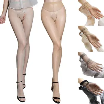 Talie Inalta Femei Chilot Invizibil Bottom Fără Sudură Ultrathin Slab Transparent, Dresuri Sexy, Dresuri Ciorapi De Vara