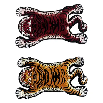 Tiger Covor Antialunecare Lavabil Mici, Zona Covor de Animale în Formă de Covor Tigru Covor de Podea Dormitor, Camera Copil Playmat Bucătărie Decor Acasă