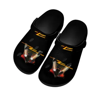 Trupa Rock ZZ Top de Moda Populare Acasă Saboți de Apă Personalizat Pantofi Barbati Femei Adolescent Pantofi Bloca Respirabil Plaja Gaura Papuci