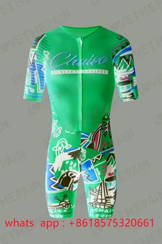 Trăsura Ciclistă BĂRBAȚI skinsuit îmbrăcăminte costume Triatlon Ciclu de Haine de biciclete rutiere salopeta ropa de ciclismo mtb team kit 2024 NOI