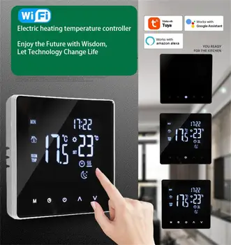 Tuya WiFi Inteligent Termostat Electric de Încălzire prin Pardoseală cu Apă/Gaz Cazan Temperatura Controler de la Distanță pentru Google Acasa Alexa acasă