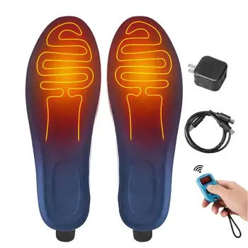 Tălpi interioare încălzite Electric Picior WarmerRechargeable Telecomanda Wireless Display LED Tălpi de Pantofi Pentru Drumetii Suport Arc Introduce