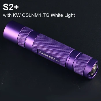 Violet Lanterna Convoi S2+ cu KW CSLNM1.TG Condus Linterna Flash Lanterna Lanterna 18650 Camping Pescuit Lumina de Lucru Auto-Apărare