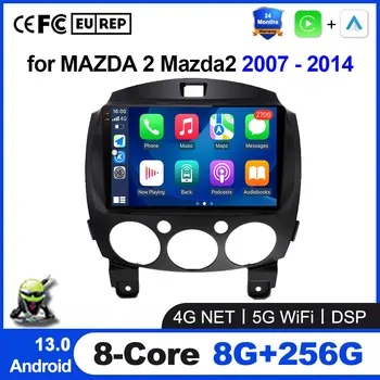 Wireless Android CarPlay 13 pentru MAZDA 2 Mazda2 2007 - 2014 Auto Radio Auto Multimedia GPS Video Player Touch Screen acesssories