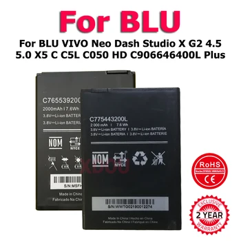 XDOU C806045280L C665445180T C975339250P Baterie Pentru BLU VIVO Neo Dash Studio X G2 4.5 5.0 X5 C C5L C050 HD C906646400L Plus