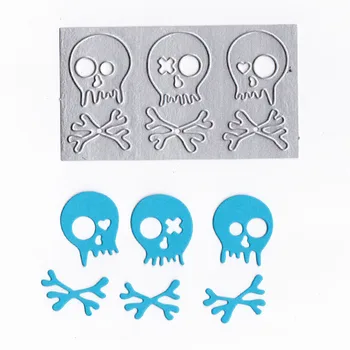 YLCD1646 Halloween Cranii de Tăiere de Metal Moare Pentru Scrapbooking Șabloane DIY Carduri Album Decor de Relief Folder Mor Reduceri