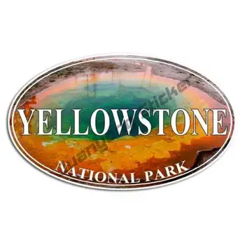 Yellowstone Autocolant - Parcul Național Decal Drumeții Faunei Sălbatice Wyoming Casca Motocicleta Autocolant Accesorii Acoperi Zgârieturile De Decor
