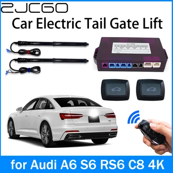 ZJCGO Auto electrice Portbagaj Electric Aspirare Hayon Inteligent Poarta Coada Lift Lonjeron Pentru Audi A6 S6 RS6 C8 4K 2018~2023