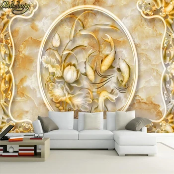 beibehang Marmură flori Fotografie Tapet pentru Camera de zi de Perete de Fundal papel de parede 3D Murală Eco-Friendly Umiditate-Dovada
