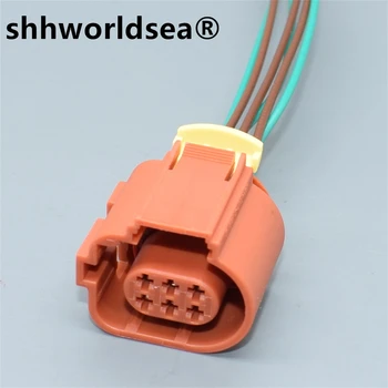 shhworldsea 6 Pin Auto de Direcție pompa de rapel ventil mufa Senzorului de Poziție a Clapetei Conector coadă 284716-3 284717-3