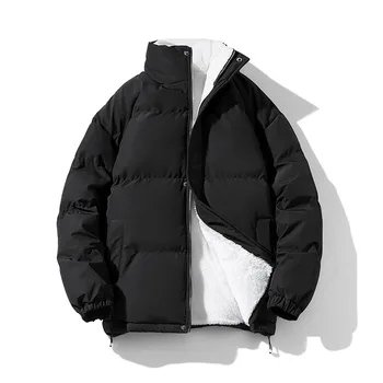 y2k Stil de Iarnă Lână Căptușeală de Bumbac captusite pentru Femei Jachete de Epocă Streetwear Estetic Moda Haina de Vânt Haina