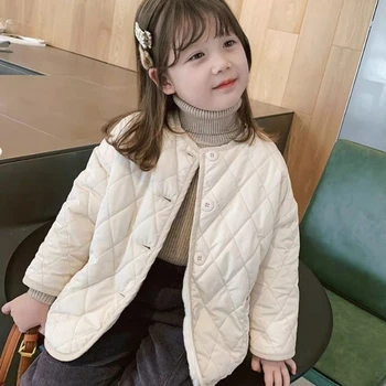 Îmbrăcăminte pentru copii 2023 Fete Noi Îngroșat Haina de Iarna pentru Copii Baby Versiunea coreeană de Cald Sacou din Bumbac Sacou